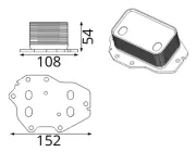 Ölkühler, Motoröl MAHLE CLC 427 000S