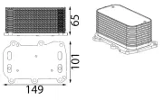 Ölkühler, Motoröl MAHLE CLC 431 000S