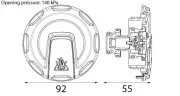 Verschlussdeckel, Kühlmittelbehälter MAHLE CRTC 11 000S