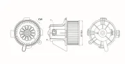 Innenraumgebläse 12 V MAHLE AB 32 000S