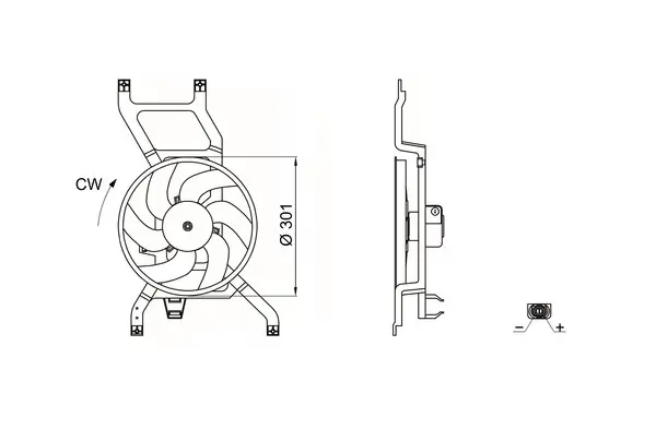 Lüfter, Motorkühlung MAHLE CFF 661 000S