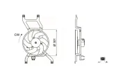 Lüfter, Motorkühlung MAHLE CFF 661 000S