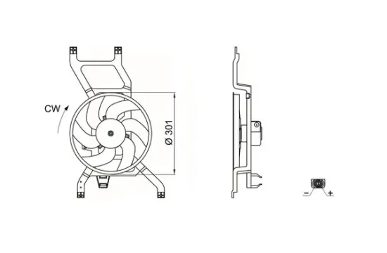Lüfter, Motorkühlung MAHLE CFF 661 000S Bild Lüfter, Motorkühlung MAHLE CFF 661 000S