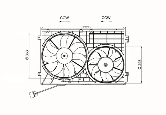 Lüfter, Motorkühlung MAHLE CFF 662 000S