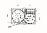 Lüfter, Motorkühlung MAHLE CFF 662 000S