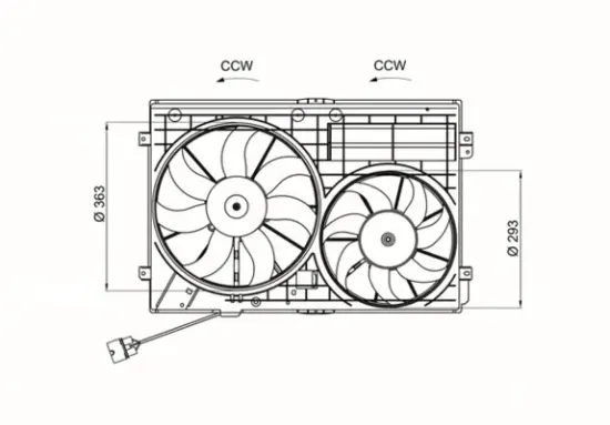 Lüfter, Motorkühlung MAHLE CFF 662 000S Bild Lüfter, Motorkühlung MAHLE CFF 662 000S