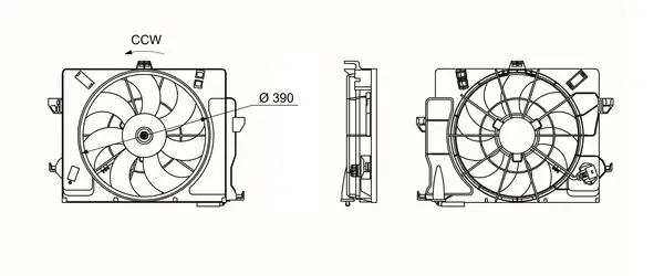 Lüfter, Motorkühlung MAHLE CFF 663 000S