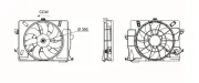 Lüfter, Motorkühlung MAHLE CFF 663 000S