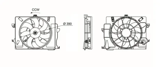 Lüfter, Motorkühlung MAHLE CFF 663 000S Bild Lüfter, Motorkühlung MAHLE CFF 663 000S
