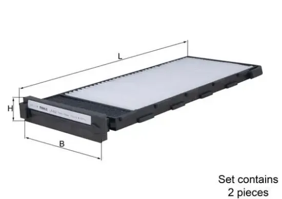 Filter, Innenraumluft MAHLE LA 932/S Bild Filter, Innenraumluft MAHLE LA 932/S