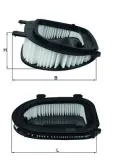 Luftfilter MAHLE LX 3541