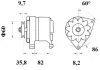 Generator 14 V MAHLE MG 429 Bild Generator 14 V MAHLE MG 429