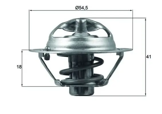 Thermostat, Kühlmittel MAHLE TX 162 82D