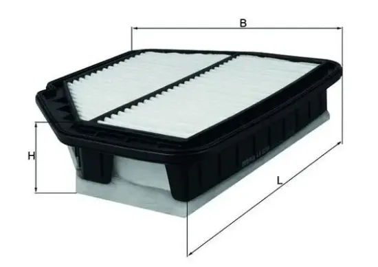 Luftfilter MAHLE LX 3298 Bild Luftfilter MAHLE LX 3298