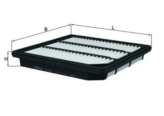 Luftfilter MAHLE LX 3455 Bild Luftfilter MAHLE LX 3455