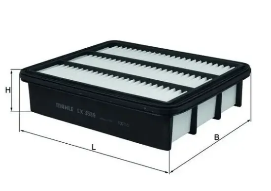 Luftfilter MAHLE LX 3539 Bild Luftfilter MAHLE LX 3539