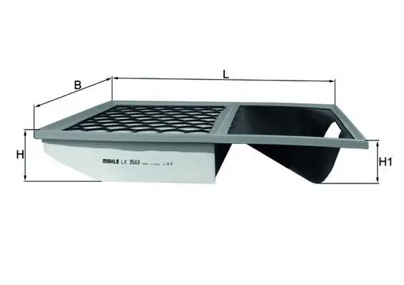 Luftfilter MAHLE LX 3583