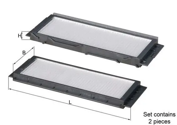 Filter, Innenraumluft MAHLE LA 501/S