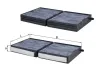 Filter, Innenraumluft MAHLE LAKG 113/S Bild Filter, Innenraumluft MAHLE LAKG 113/S