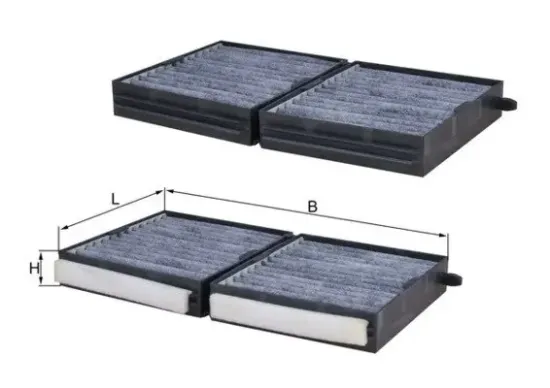 Filter, Innenraumluft MAHLE LAKG 113/S Bild Filter, Innenraumluft MAHLE LAKG 113/S