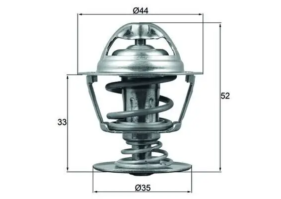 Thermostat, Kühlmittel MAHLE TX 173 88D