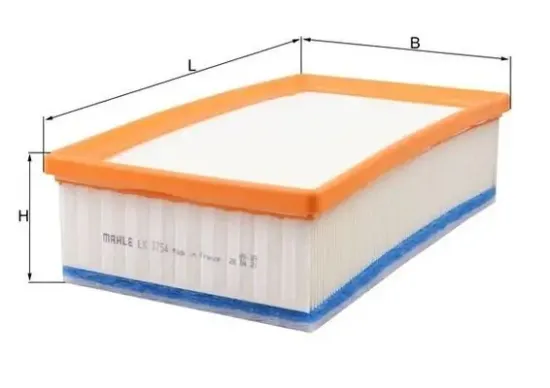 Luftfilter MAHLE LX 3754 Bild Luftfilter MAHLE LX 3754
