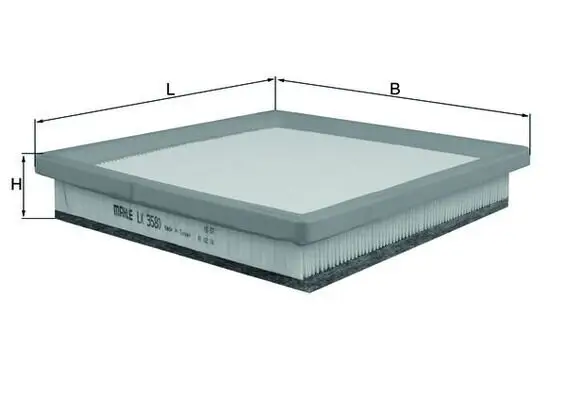 Luftfilter MAHLE LX 3580