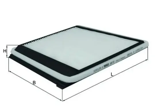 Filter, Innenraumluft MAHLE LA 41 Bild Filter, Innenraumluft MAHLE LA 41