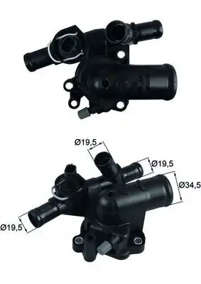 Thermostat, Kühlmittel MAHLE TI 248 83