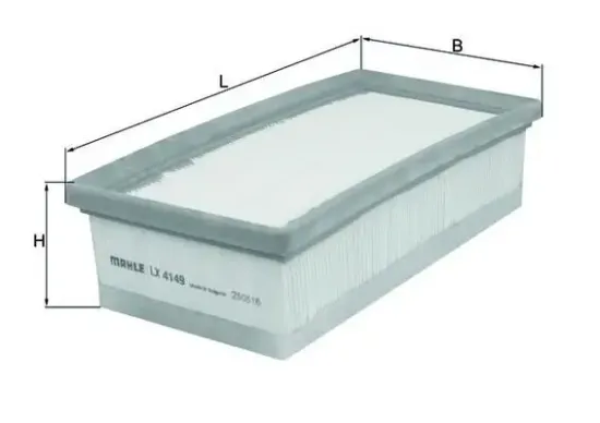 Luftfilter MAHLE LX 4149 Bild Luftfilter MAHLE LX 4149