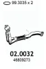 Katalysator vorne ASSO 02.0032