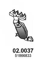 Katalysator vorne ASSO 02.0037