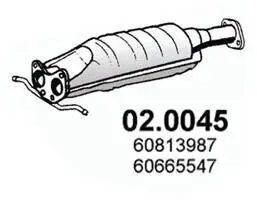 Katalysator vorne ASSO 02.0045