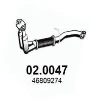 Katalysator vorne ASSO 02.0047