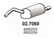 Endschalldämpfer ASSO 02.7060