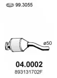 Katalysator vorne ASSO 04.0002