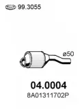 Katalysator vorne ASSO 04.0004