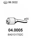 Katalysator vorne ASSO 04.0005