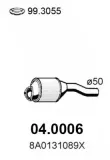 Katalysator vorne ASSO 04.0006