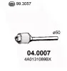 Katalysator vorne ASSO 04.0007