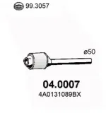Katalysator vorne ASSO 04.0007
