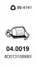 Katalysator vorne ASSO 04.0019