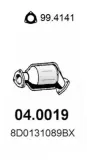 Katalysator vorne ASSO 04.0019