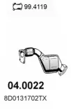 Katalysator vorne ASSO 04.0022