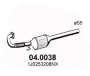 Katalysator vorne ASSO 04.0038