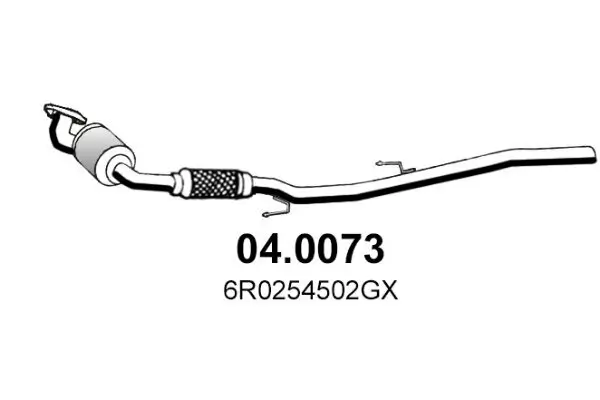 Katalysator vorne ASSO 04.0073