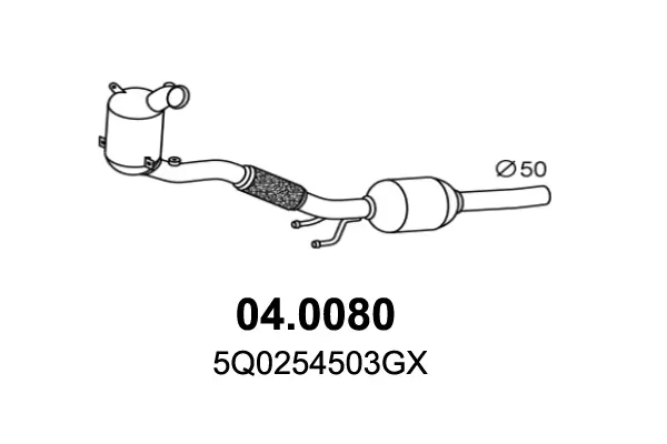 Katalysator ASSO 04.0080