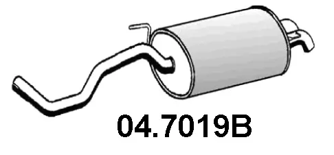 Endschalldämpfer ASSO 04.7019B