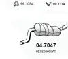 Endschalldämpfer ASSO 04.7047