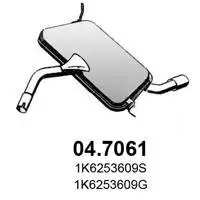 Endschalldämpfer ASSO 04.7061